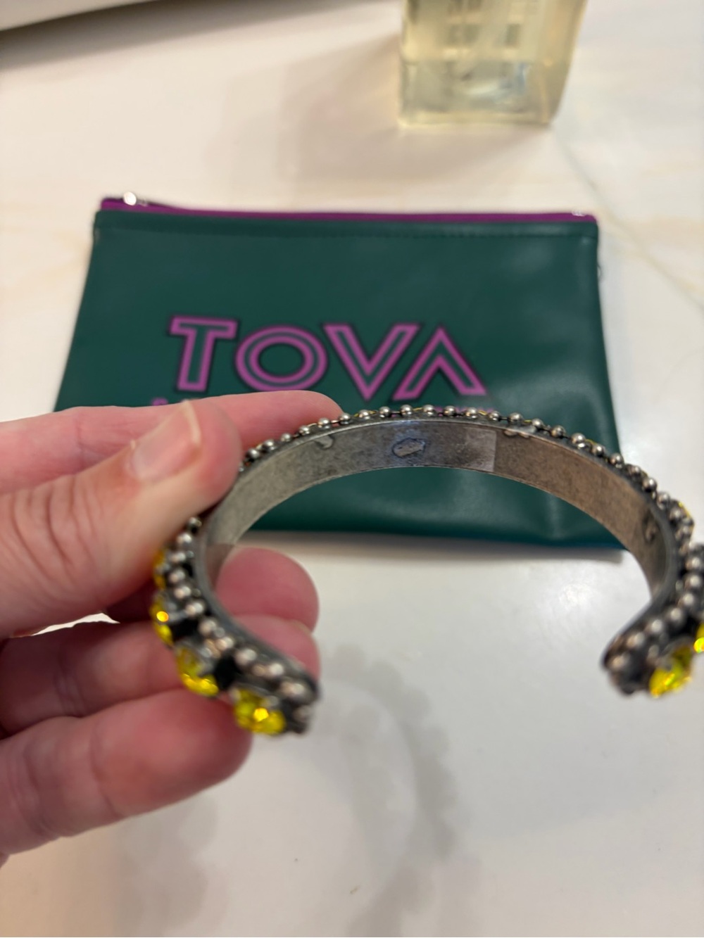 Tova Yellow Crystal Bracelet - Picture 2 of 3